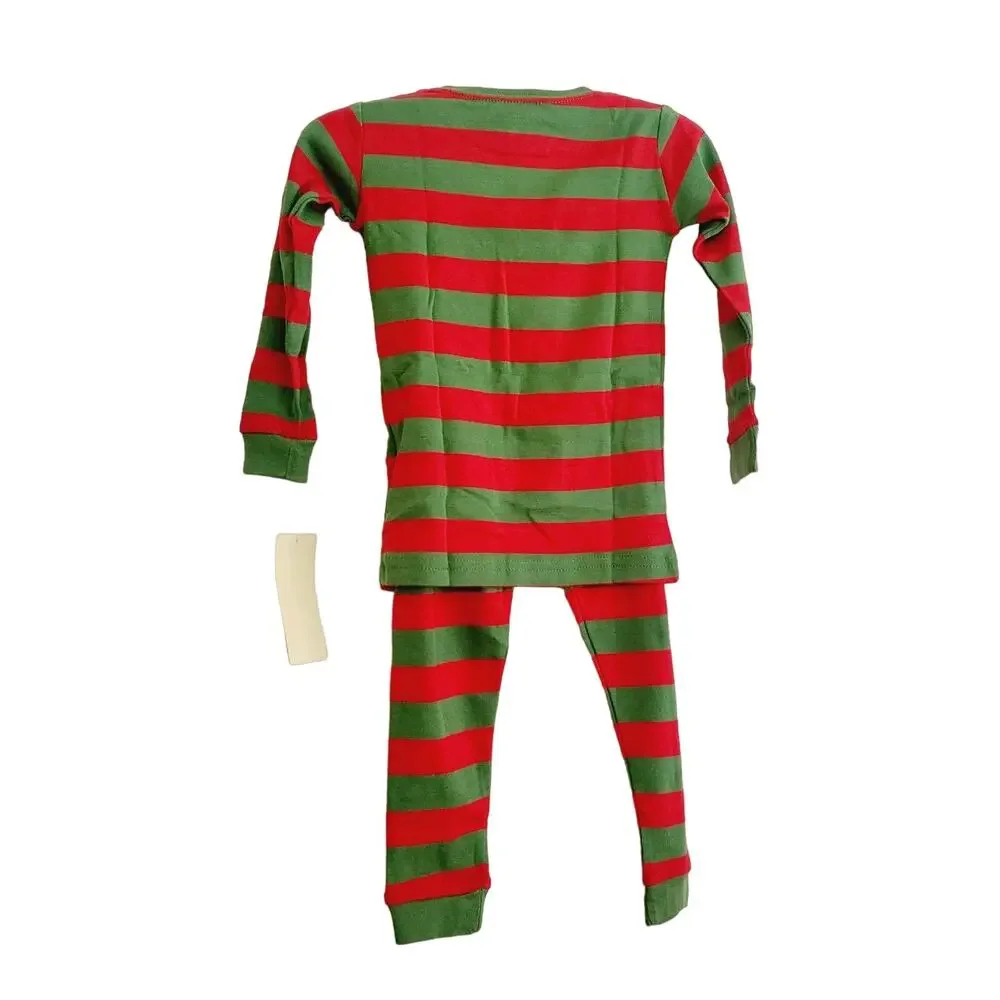 New Leveret striped cotton pajamas 2T